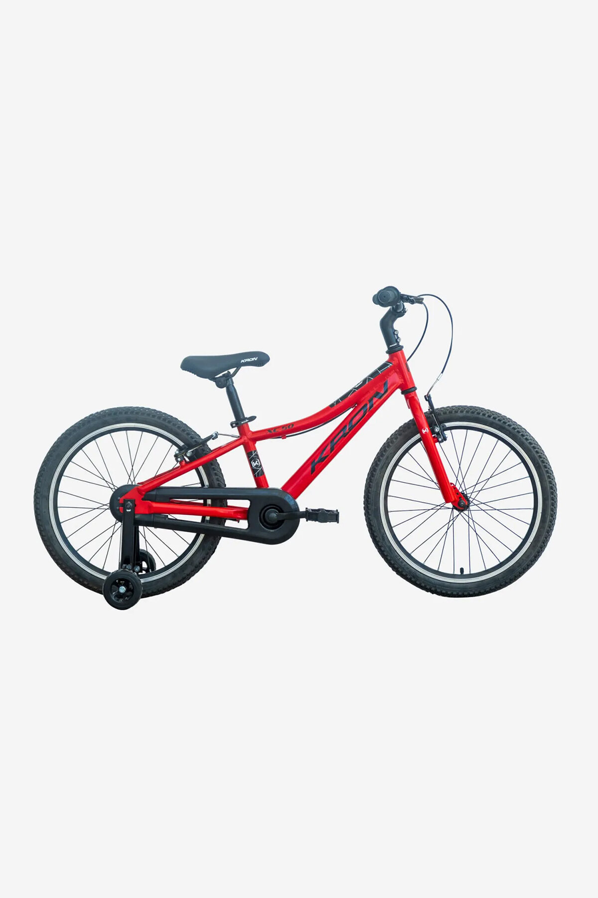 Kron Bisiklet XC 50 - 16J - MTB - 8' - Single Speed - V.B - Kırmızı-Siyah/Beyaz