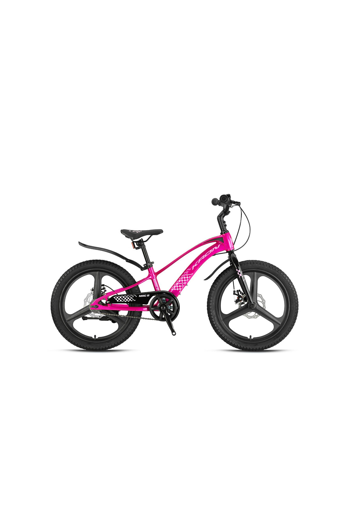 Kron Bisiklet MAG8 - 20J - Vitessiz - M.Disc - Pembe-Toz Pembe