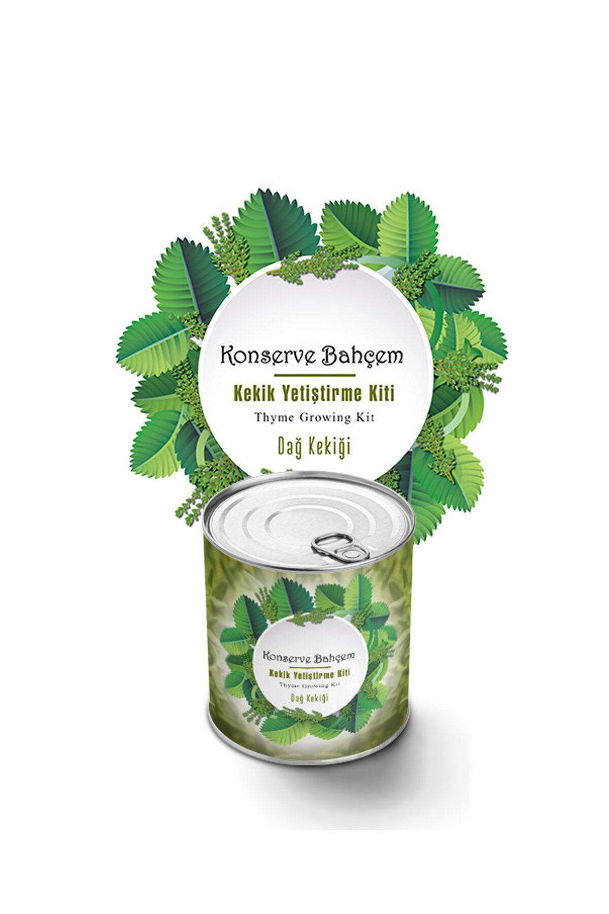 Konserve Kekik Yetiştirme Kiti KB007