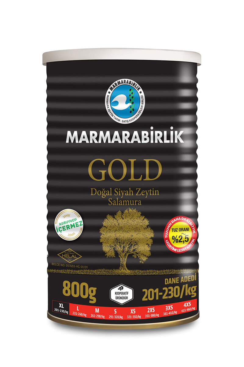 Marmarabirlik Gold Zeytin 800 G