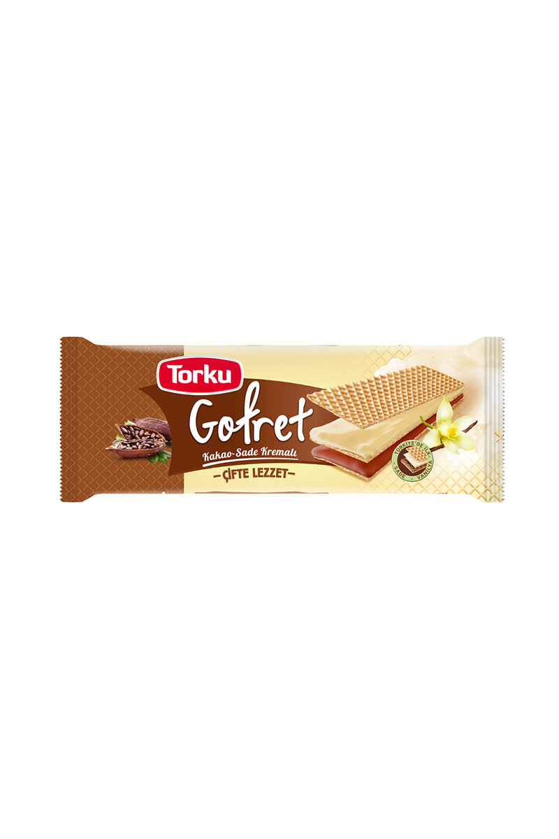 Torku Gofret Kakaolu Sade 142 G