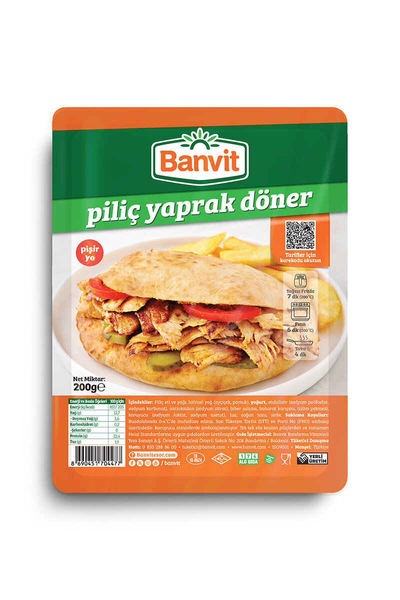 Banvit Piliç Yaprak Döner 200 G