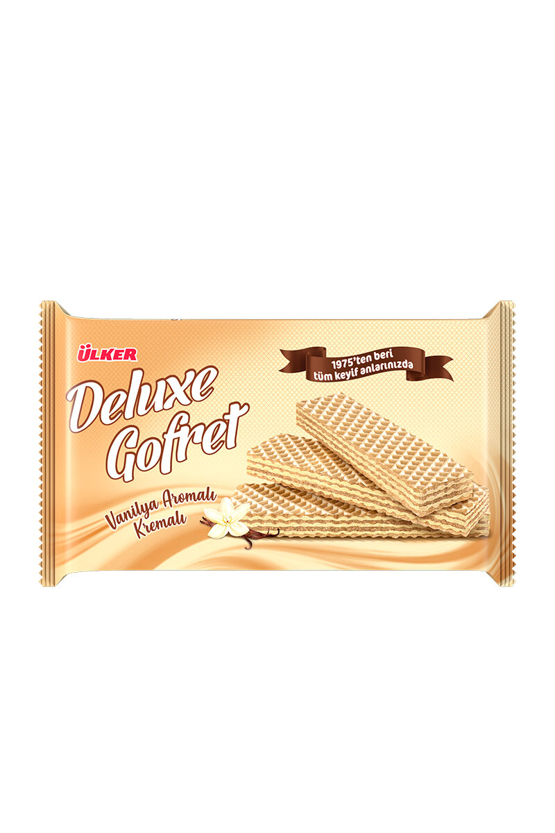 Ülker Deluxe Gofret Vanilyalı 220 G