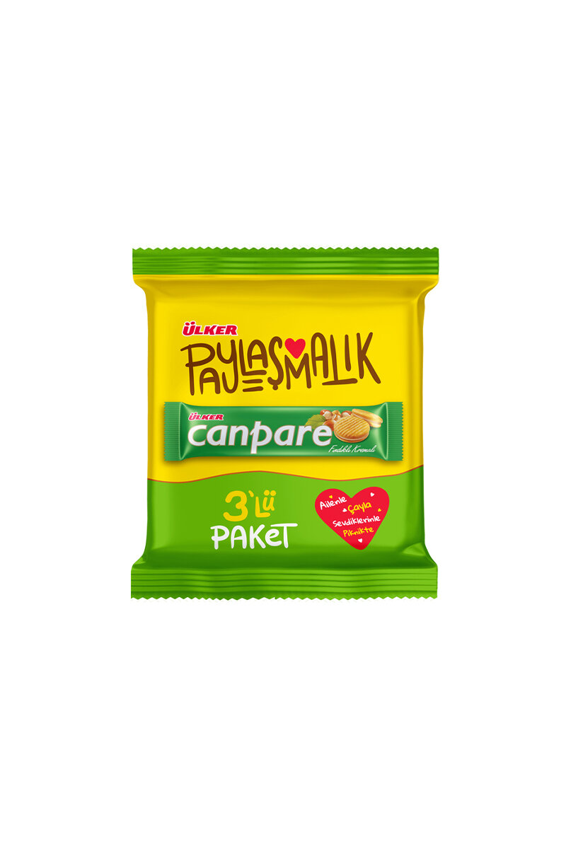 Ülker Canpare Fındık Kremalı Bisküvi 243 g