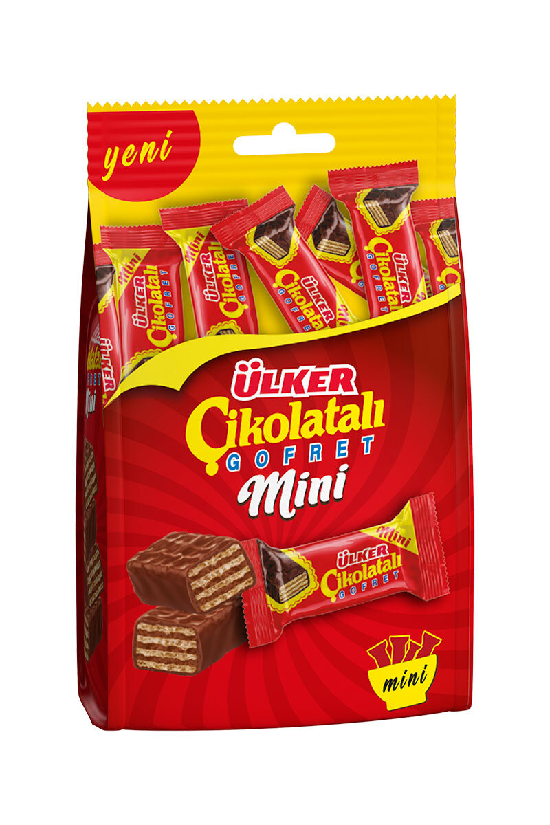Ülker Çikolatalı Gofret Mini Çoklu 82 G