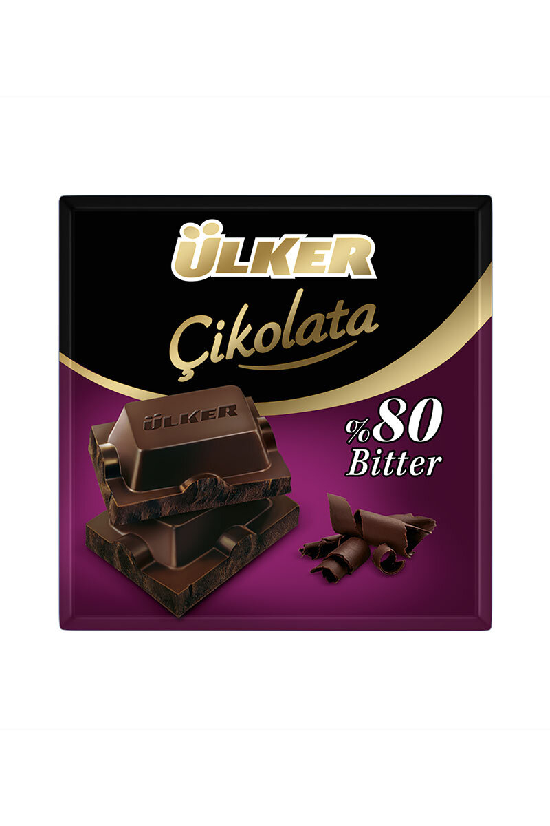 Ülker Çikolata %80 Bitter Çikolata 60 G