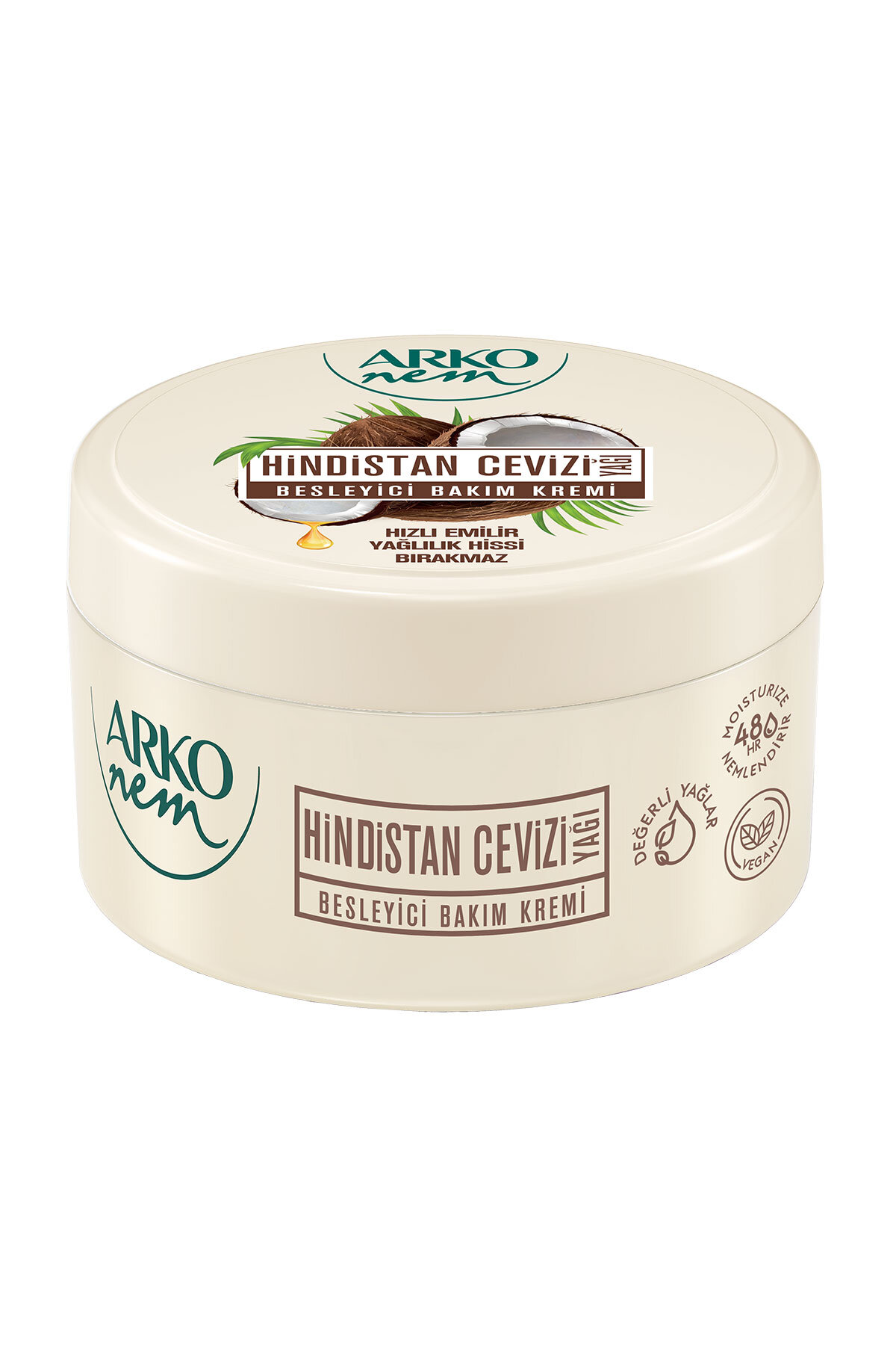 Arko Nem Krem Hindistan Cevizi Yağı 250 Ml