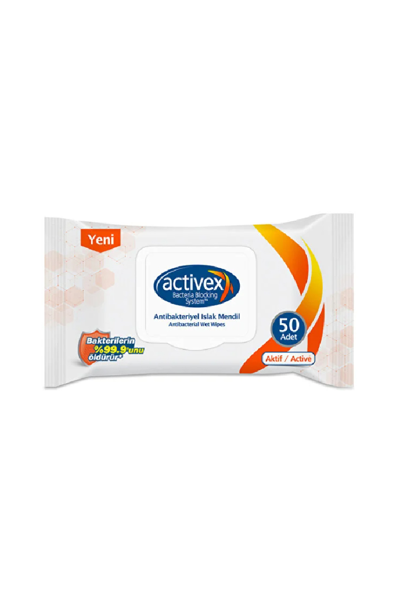 Activex Islak Mendil 50'li Aktif