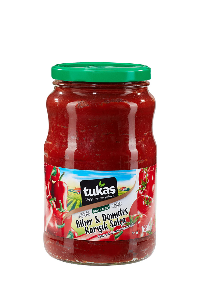Tukaş Biber & Domates Karışık Salça 1650 g
