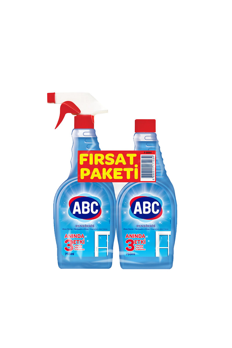 Abc Cam Temizleyici 750+750 ml