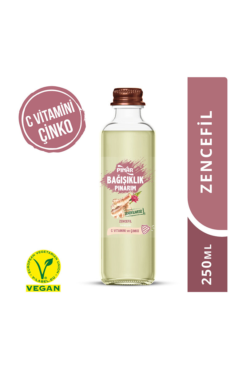 Pınar Bağışıklık Pınarım Zencefil Aromalı İçecek 250 ml