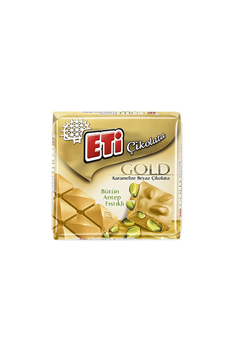Eti Gold Çikolata Antep Fıstıklı 60 G