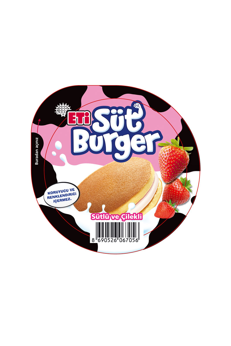 Eti Süt Burger Çilekli 35 G