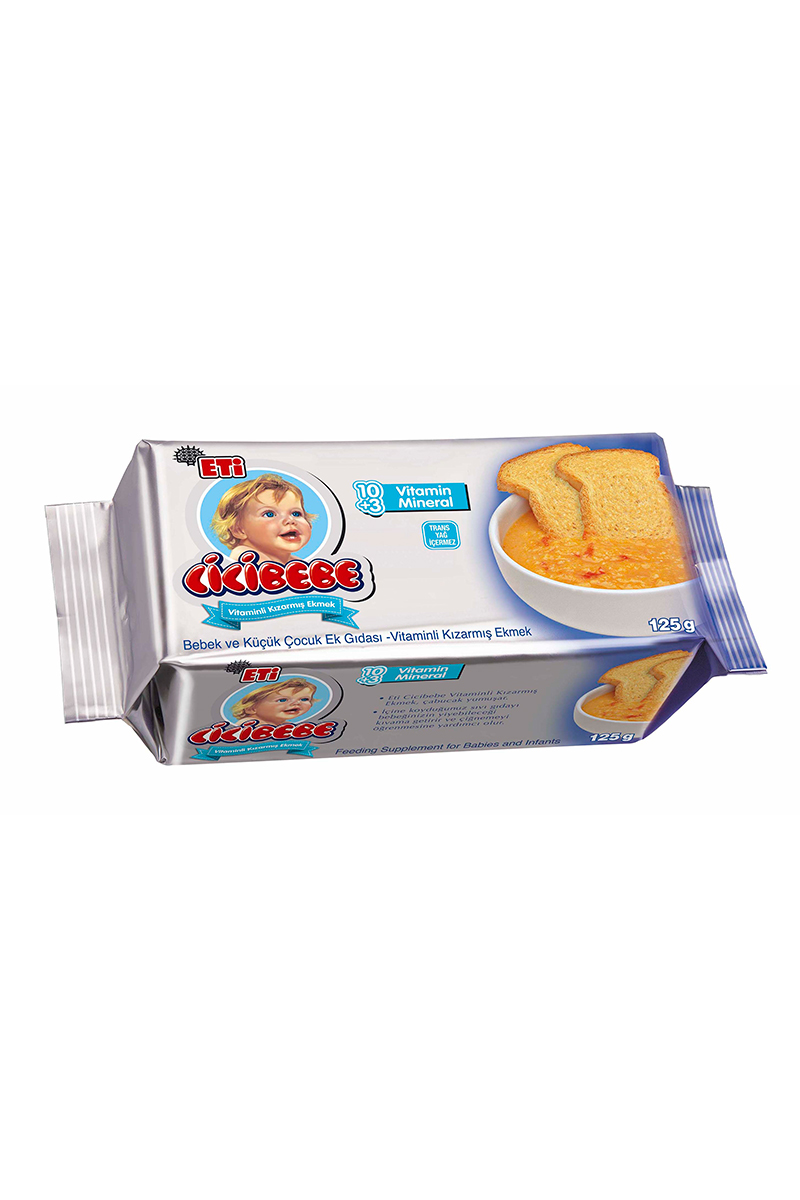 Eti Cicibebe Vital Bebek Ekmeği 125 G