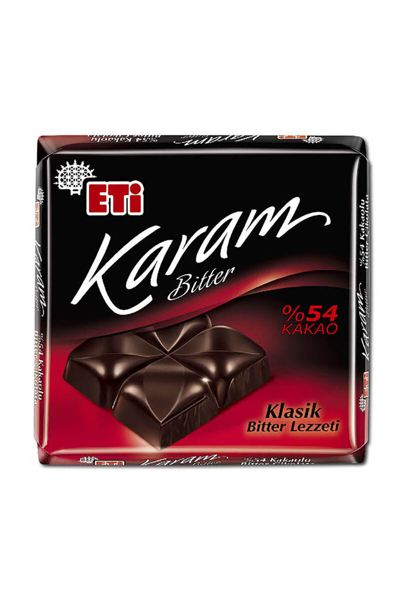 Eti Karam %54 Kakaolu Bitter Çikolata 60 G