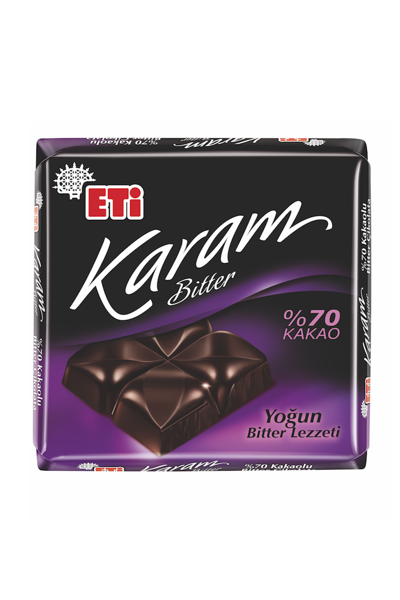 Eti Karam %70 Kakaolu Bitter Çikolata 60 G