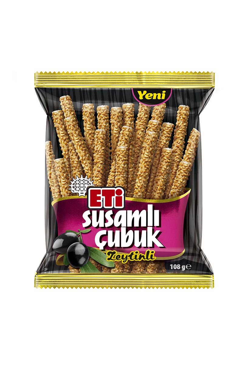 Eti Susamlı Zeytinli Çubuk Kraker 108 G