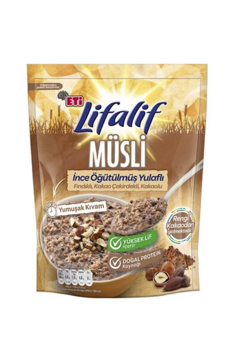Eti Lifalif İnce Kakaolu Müsli 250 G