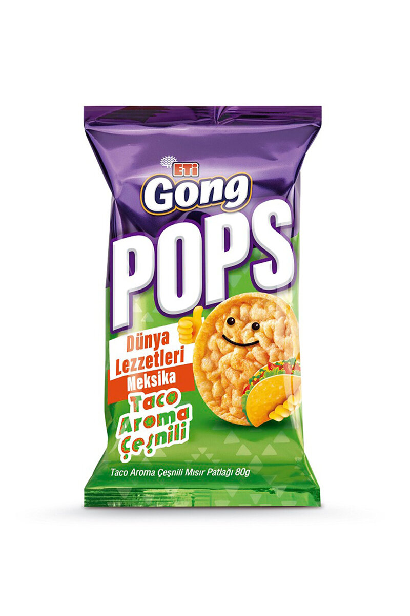 Eti Gong Pops Meksika Taco 80 G