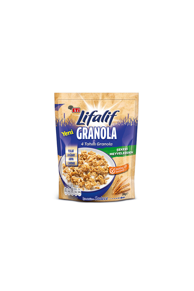Eti Lifalif 4 Tahıllı Granola 200 G