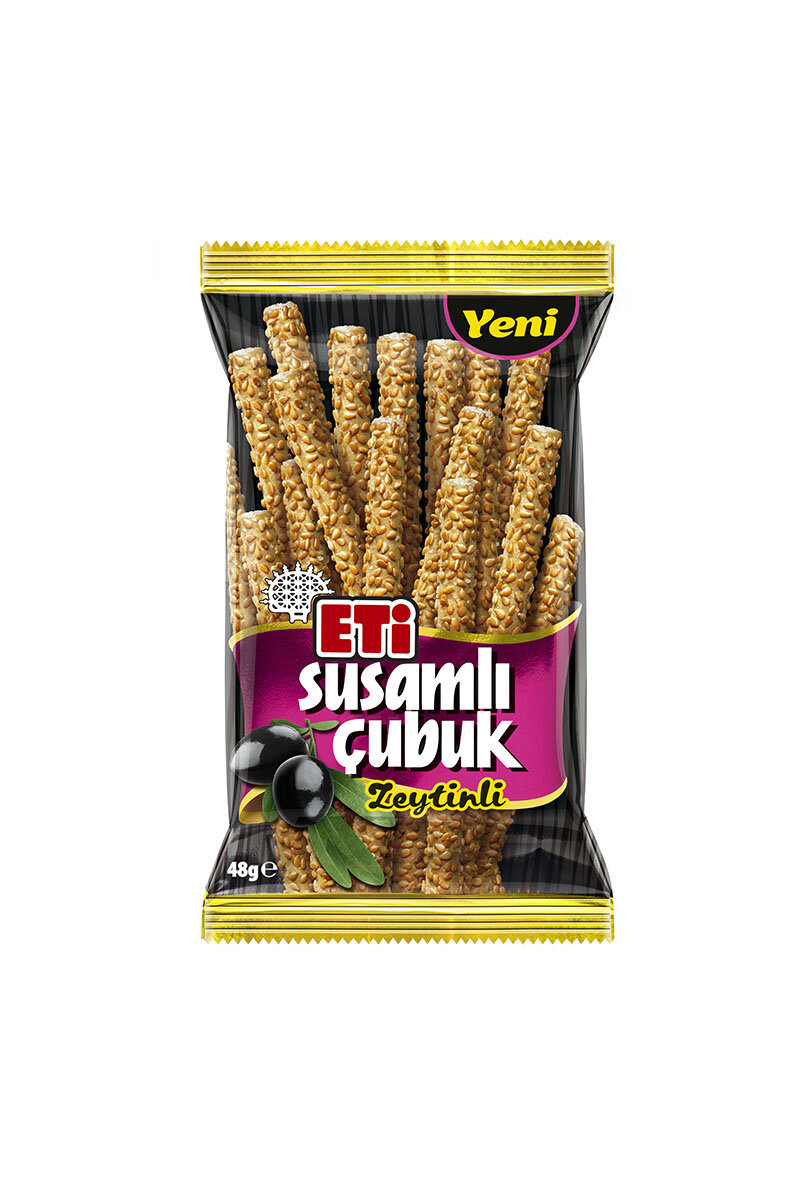 Eti Susamlı Zeytinli Çubuk Kraker 48 G