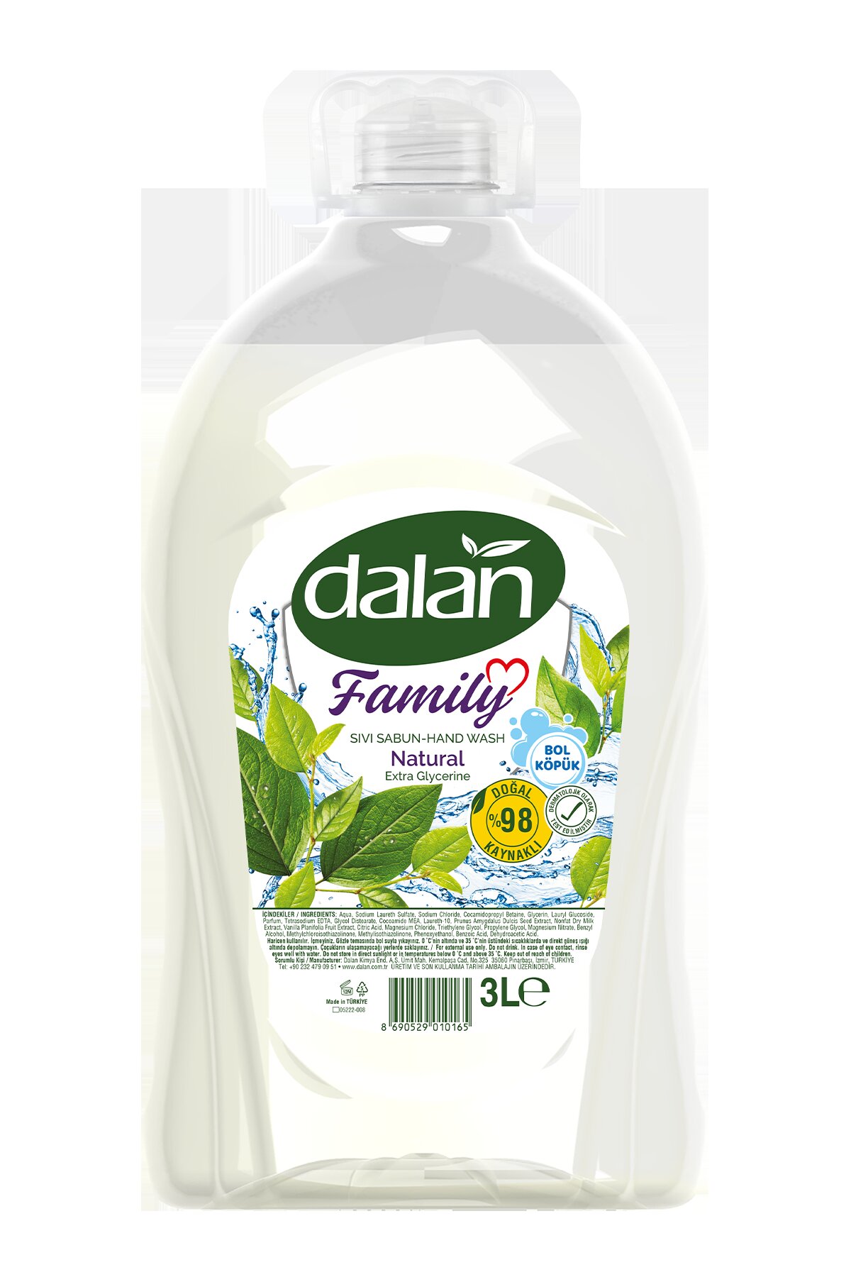 Dalan Sıvı Sabun Natural 3 L