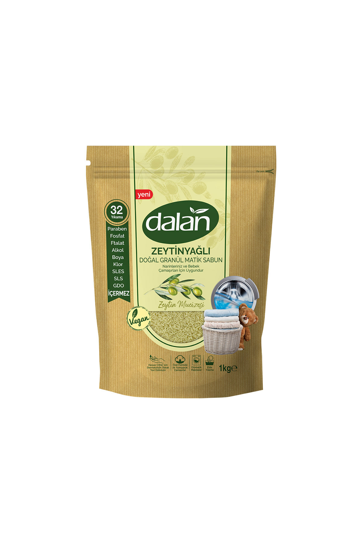 Dalan Granül Sabun Zeytinyağlı 1000 g