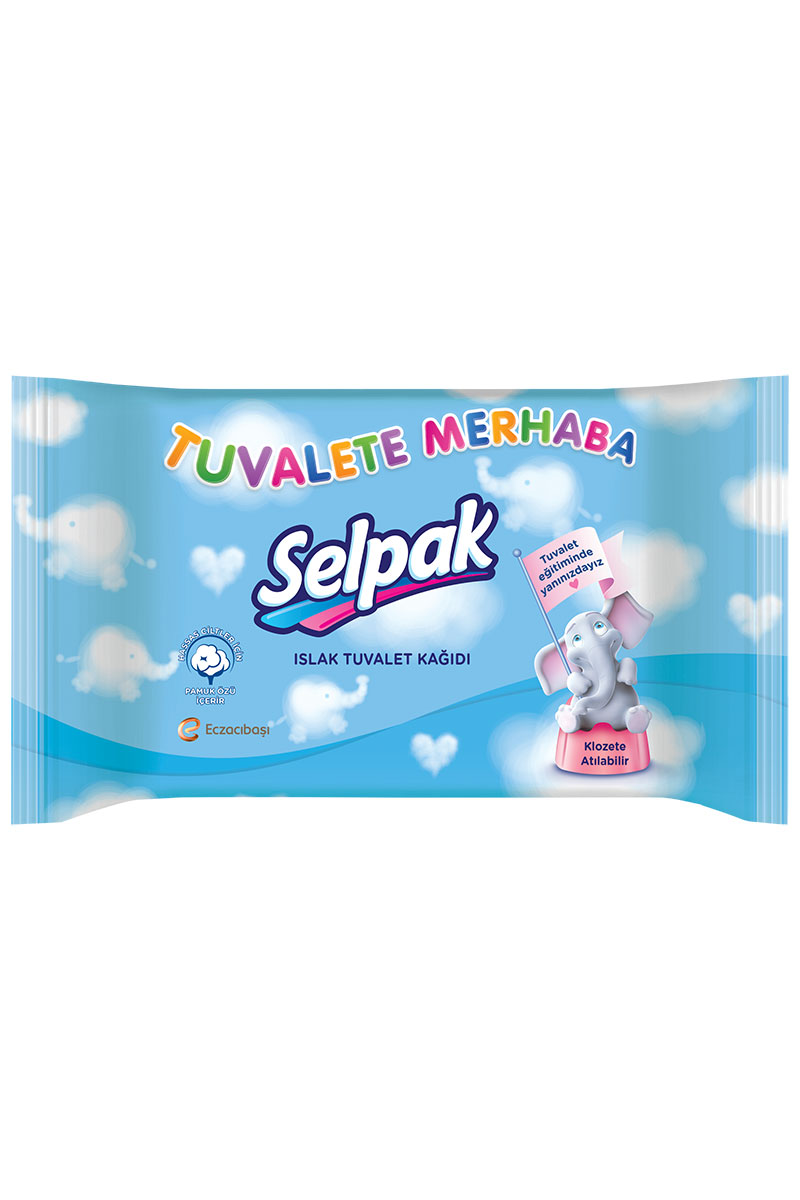 Selpak Islak Tuvalet Kağıdı Çocuk 42'li