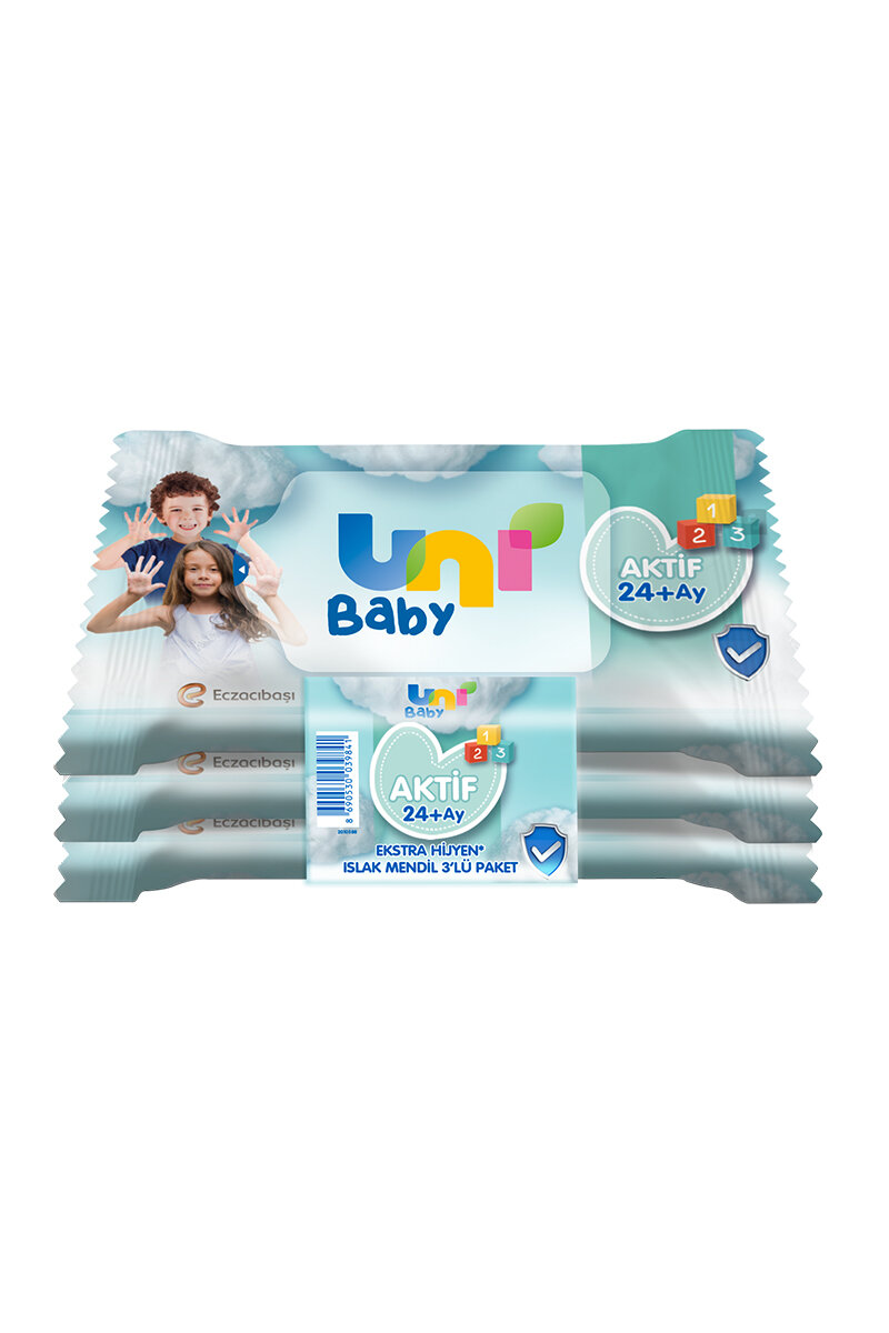 Uni Baby Ekstra Hijyen Cep Mendil 3x15'li
