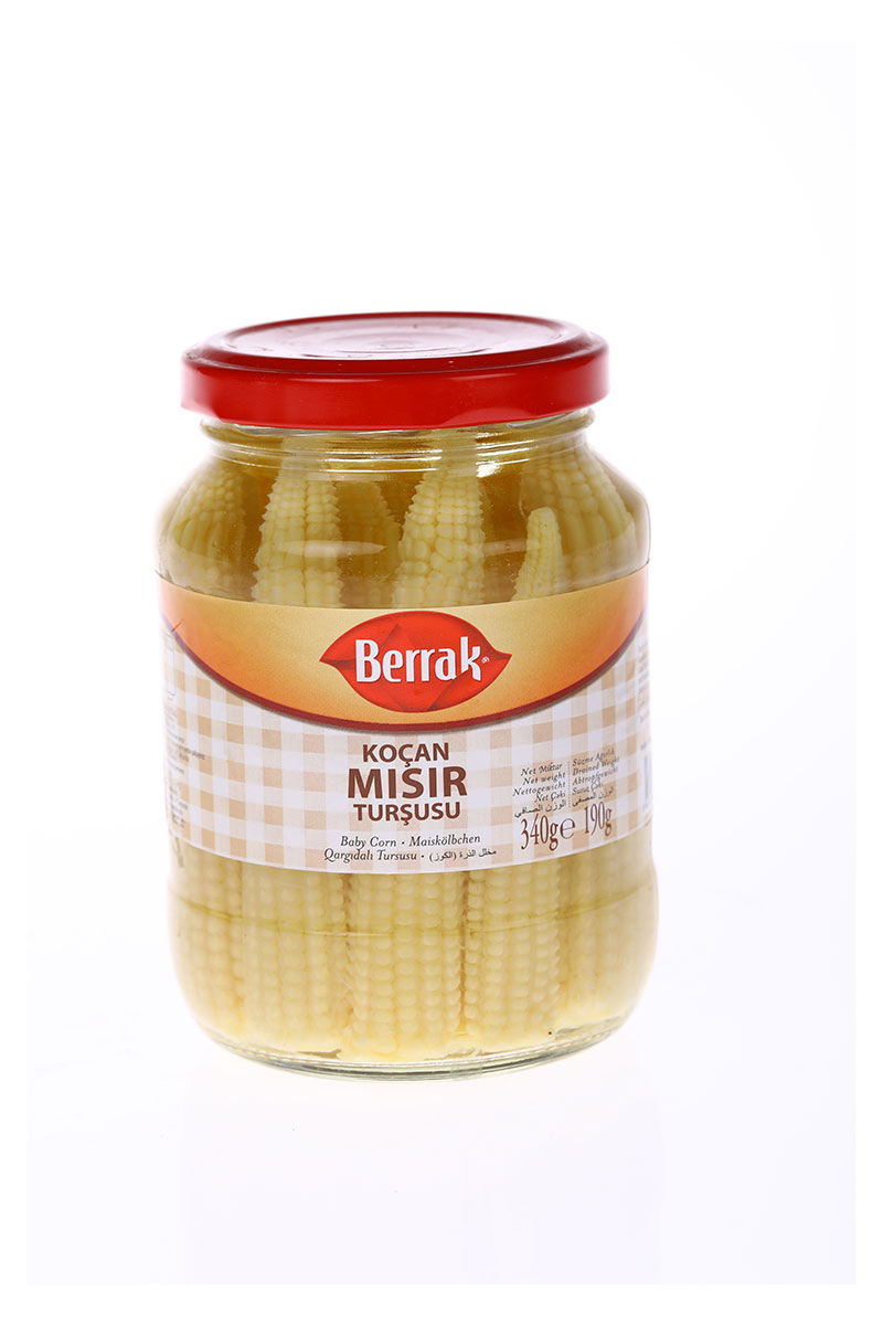 Berrak Mısır Koçan Turşusu 340 g