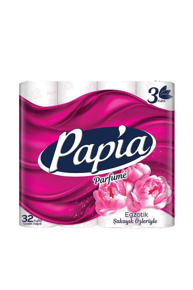 Papia Tuvalet Kağıdı 32'li Egzotik 3 Katlı
