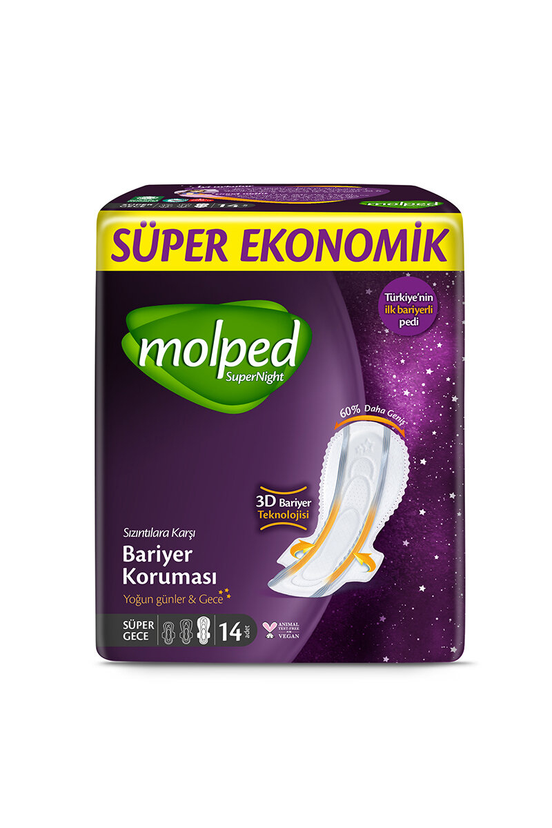 Molped Supernight Süper Eko Süper Gece 14'lü