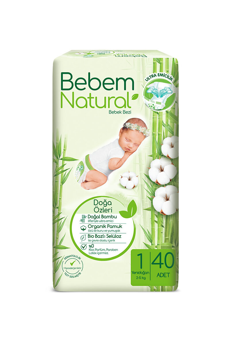 Bebem Natural Yenidoğan (1) 40 Adet 2-5 kg