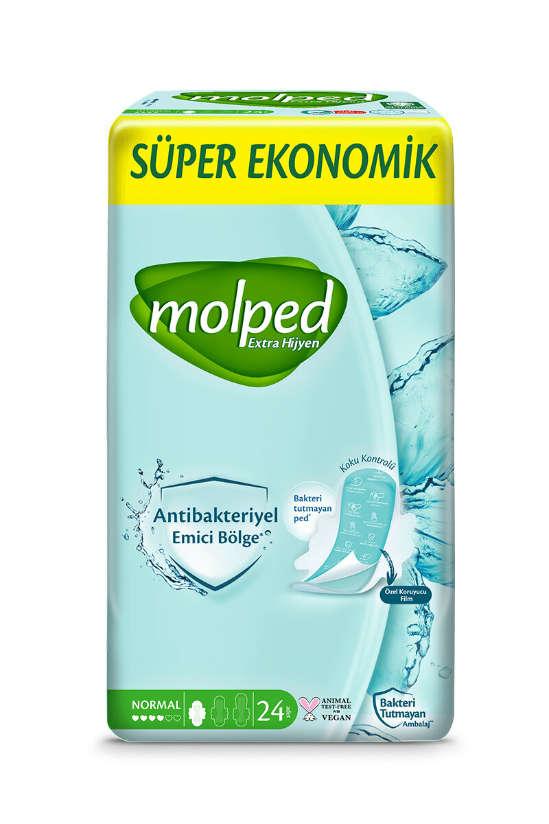 Molped Extra Hijyenik Ped Normal 24'lü