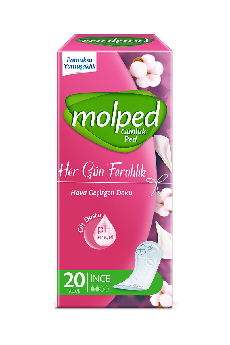 Molped Günlük İncelik 20'li Parfümsüz