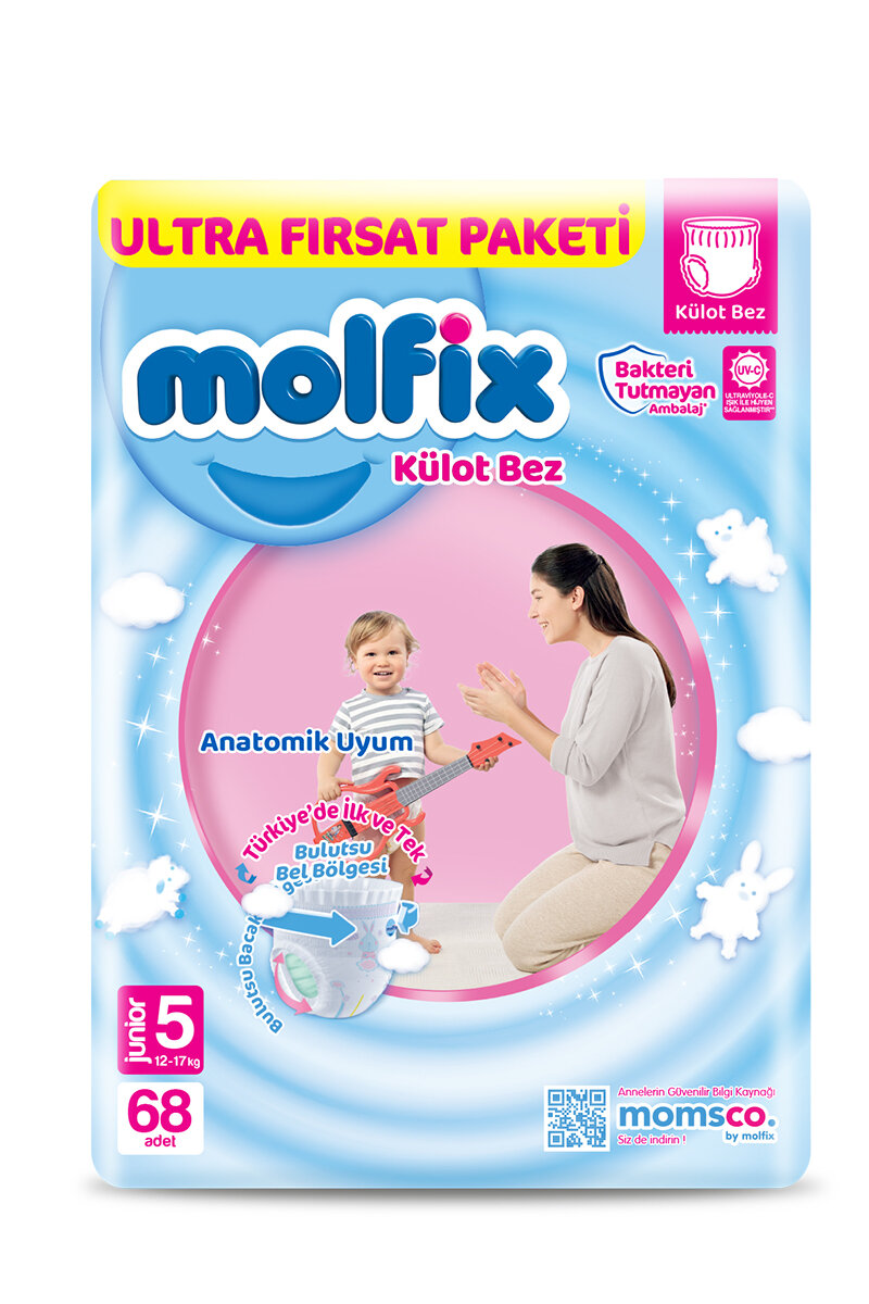 Molfix Külot Bez Ultra Fırsat Junior (5) 12-17 kg 68 Adet