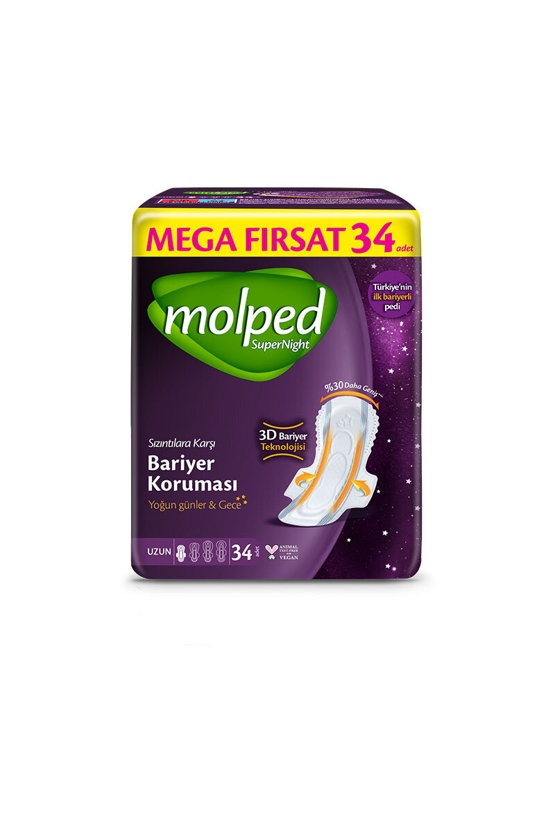 Molped Supernight Mega Uzun 34'lü
