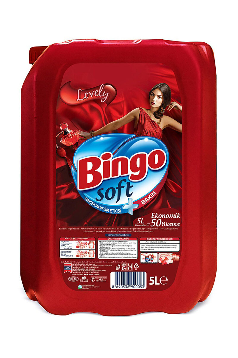 Bingo Soft Yumuşatıcı 5 l Lovely (Kış Sürprizi)
