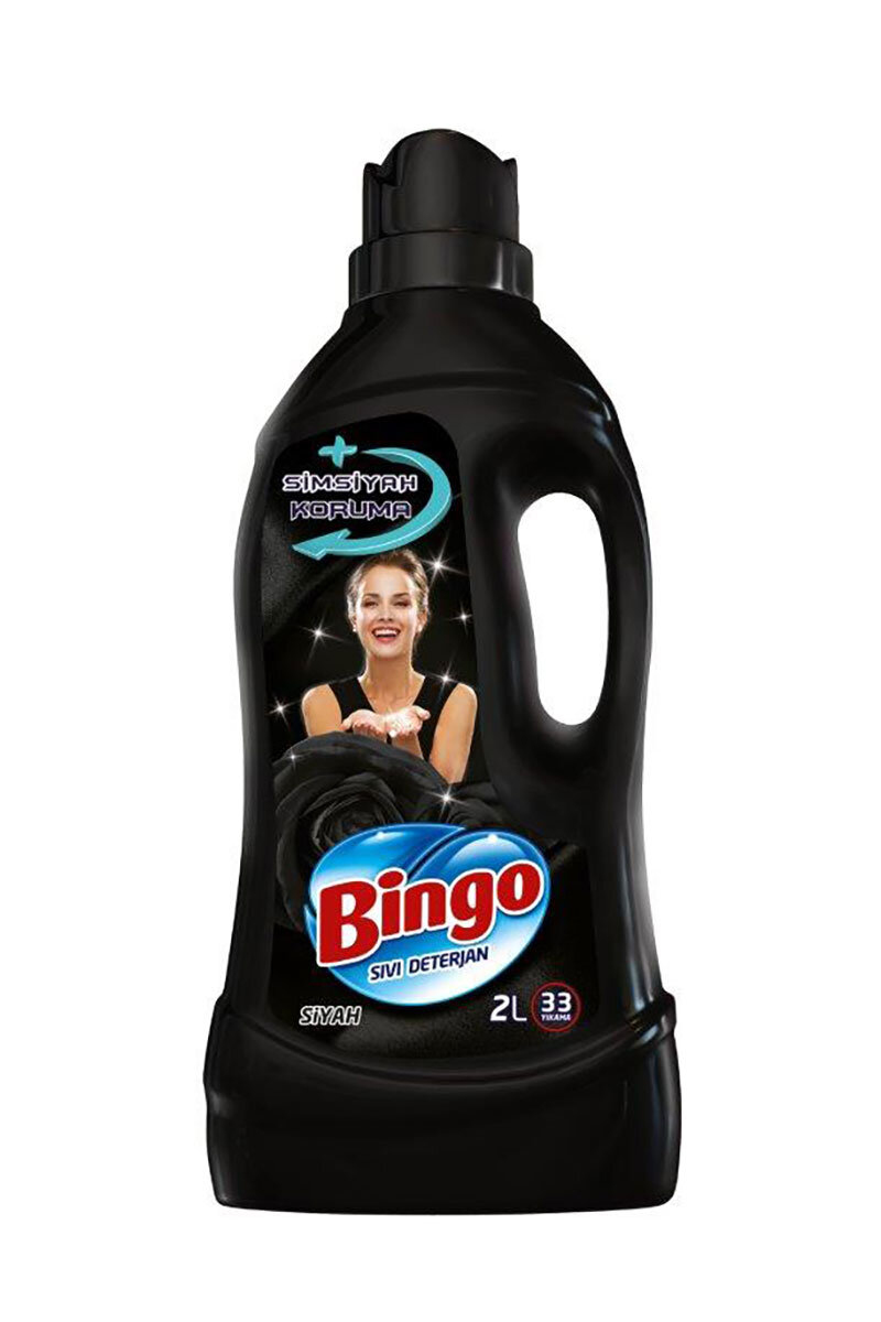 Bingo Sıvı Bakım Deterjanı Siyahlar 33 Yıkama 2000 ml