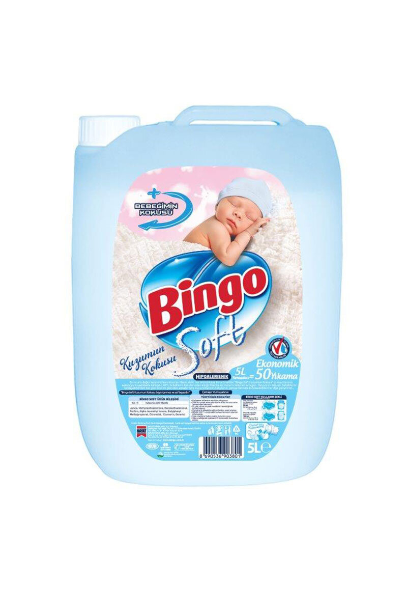Bingo Soft Yumuşatıcı 5 l Kuzumun Kokusu