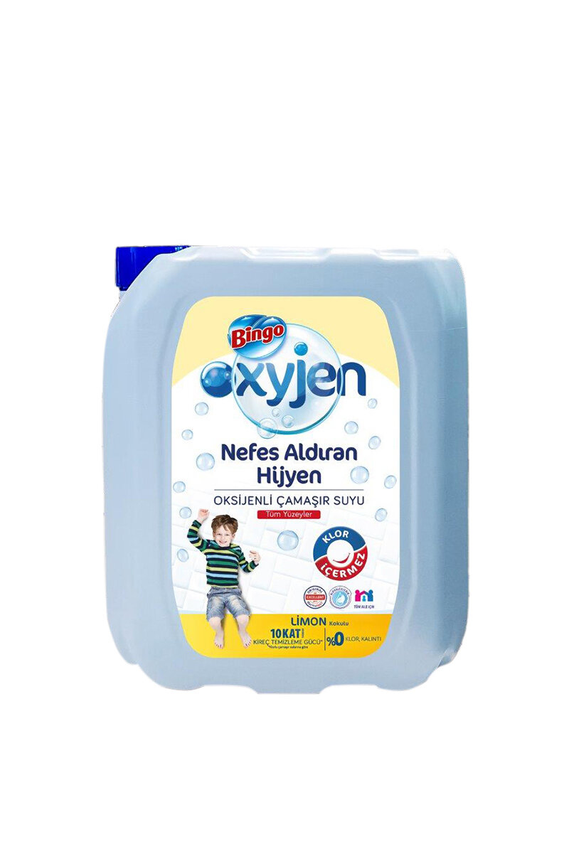 Bingo Oksijen Çamaşır Suyu 3240 ml Hassas Hijyen