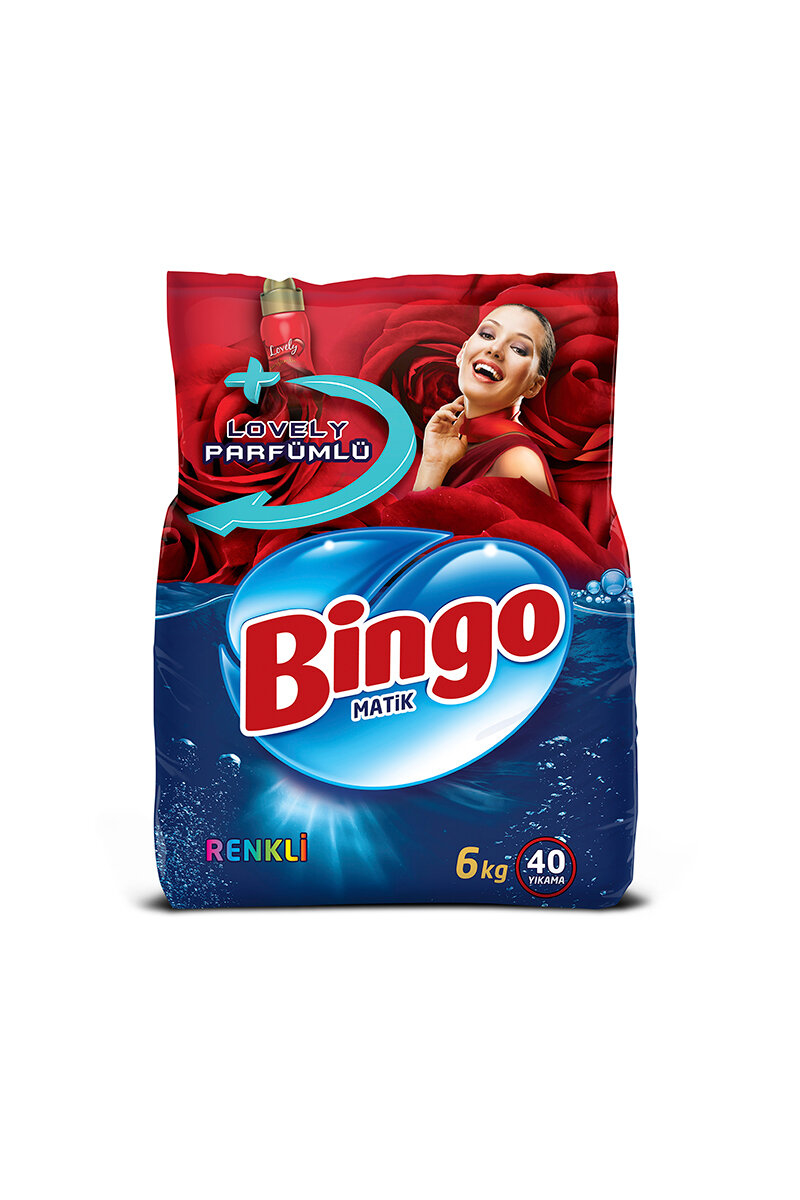 Bingo Çamaşır Deterjanı 6 kg Renkli
