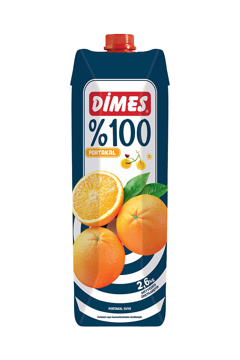 Dimes Meyve Suyu Premium Portakal 1 l