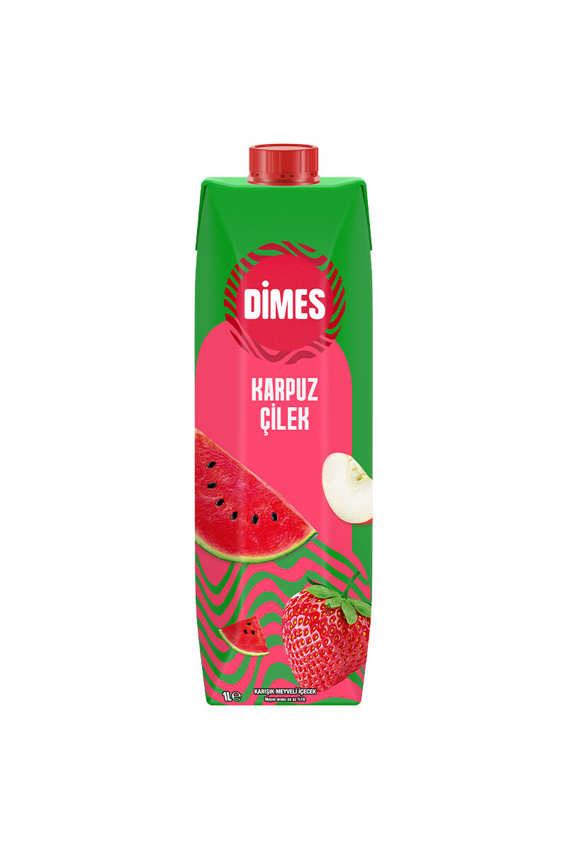 Dimes Meyve Suyu Karpuz Çilek 1 l