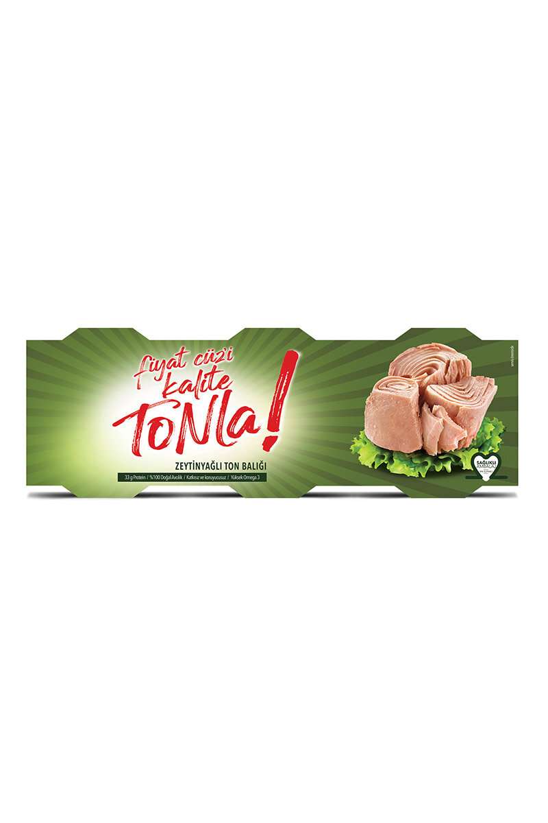 Kalite Tonla Zeytinyağlı Ton Balığı 3x75 g