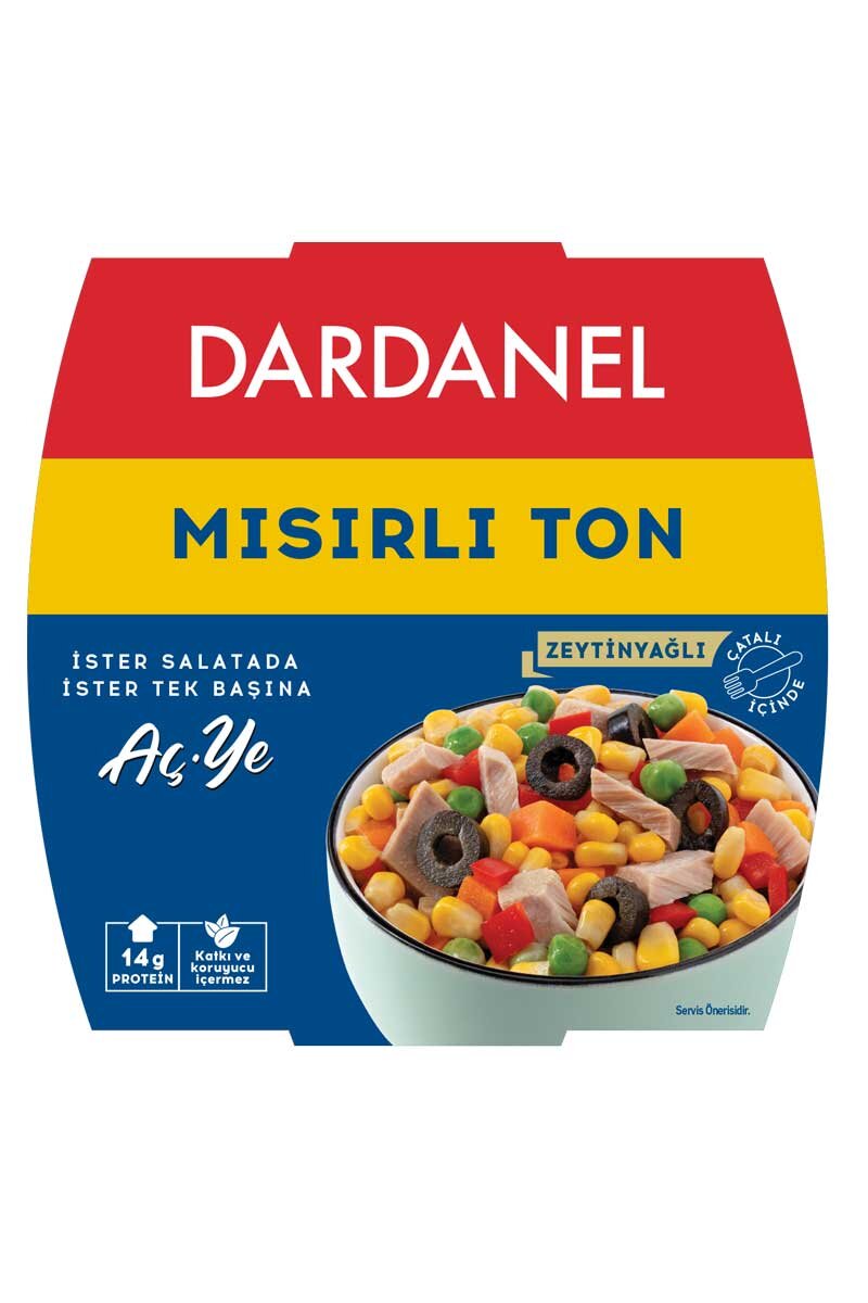 Dardanel Ton Mısırlı 160 g