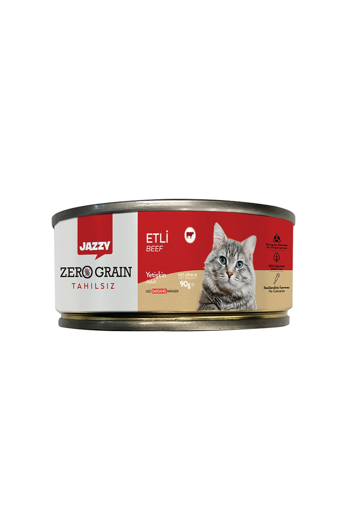 Jazzy Kedi Maması Etli 90 Gr