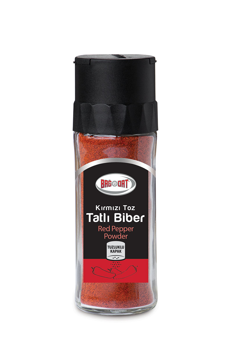 Bağdat Tatlı Toz Biber Tuzluklu Cam 48 g