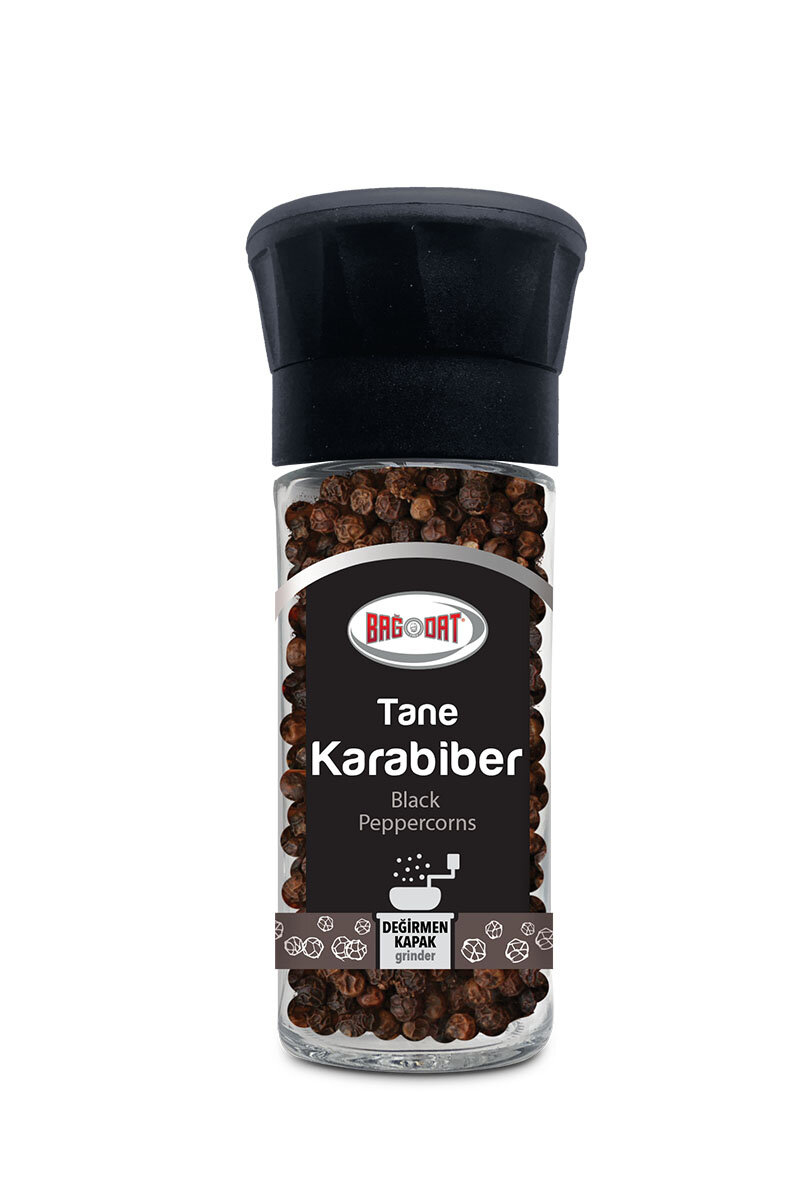 Bağdat Karabiber Tane 50 g Değirmen Kapak