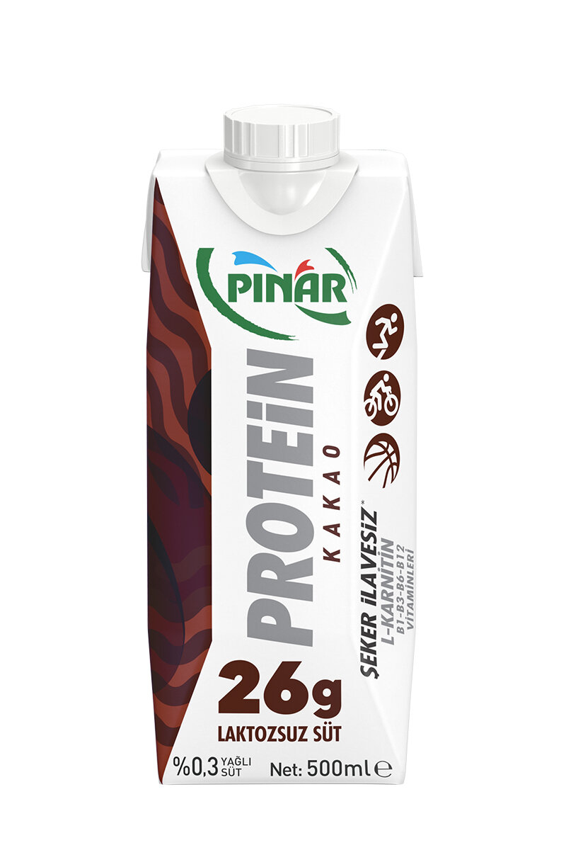 Pınar Laktozsuz Protein Kakaolu Süt 500 Ml